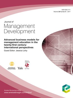 cover image of Journal of Management Development, Volume 36, Number 6